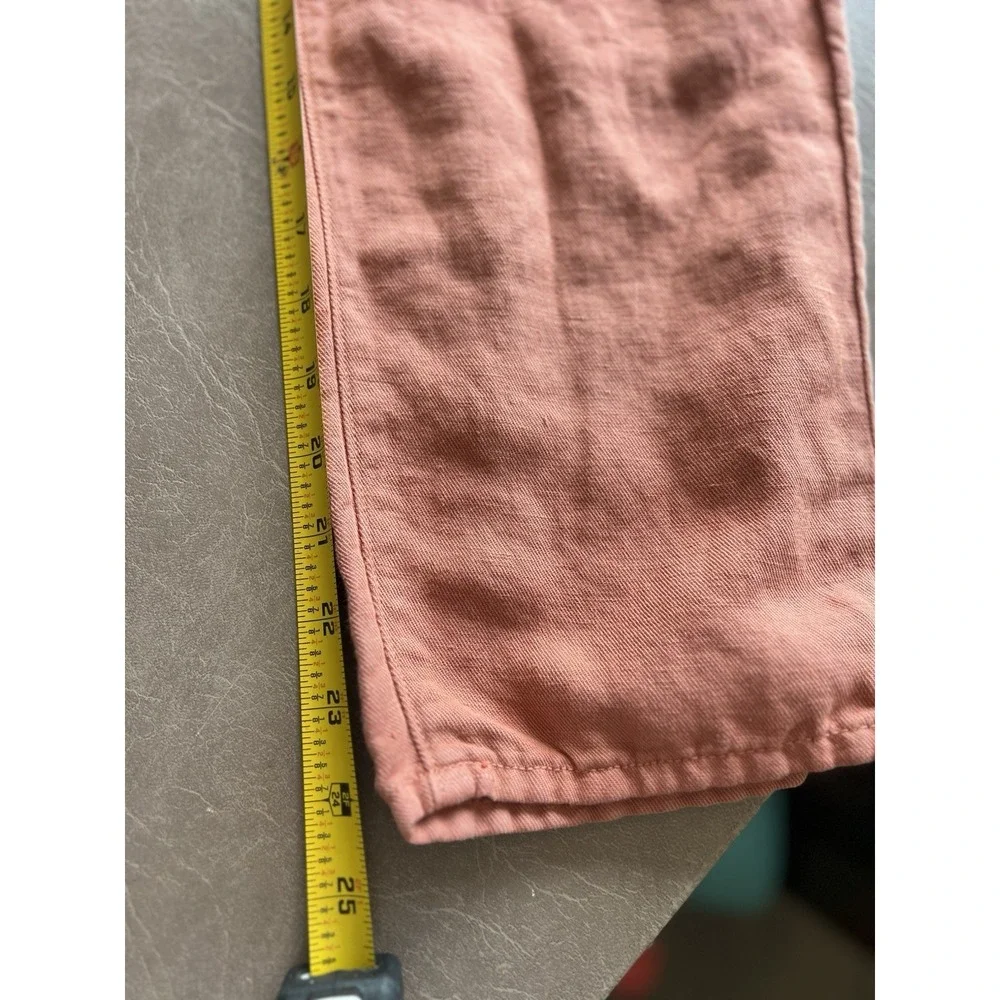 Veronica Beard Pants Size 2‎ With Robe Belt Coral Color